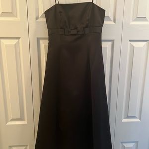 Black formal David’s Bridal Dress
